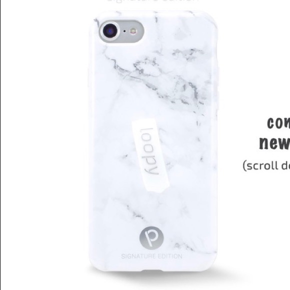 Loopy Case Accessories Iphone 678 White Marble Loopy Case Poshmark